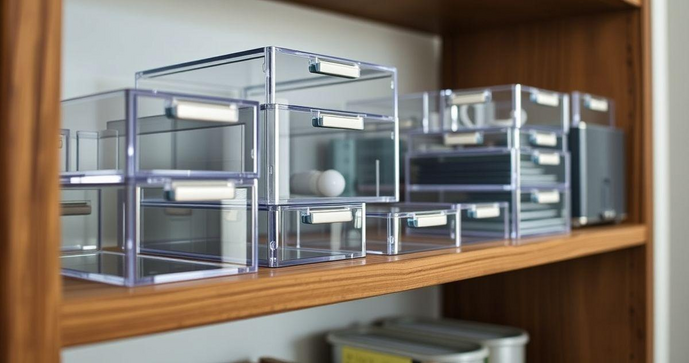 Como Escolher a Caixa Organizadora Acrílico Transparente Ideal para Seu Espaço