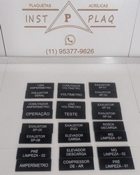 Placas De Identificação De Setores Personalizadas