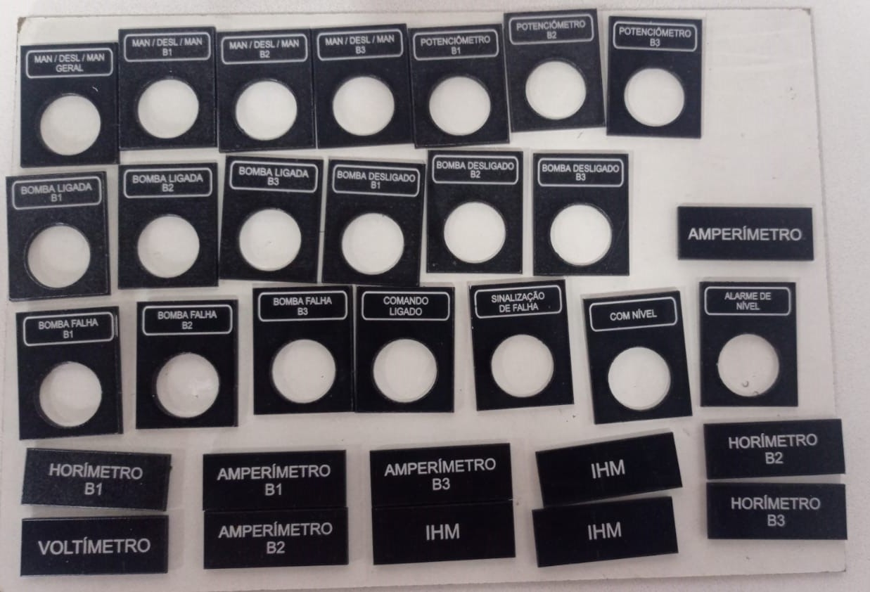Etiquetas para quadro elétrico